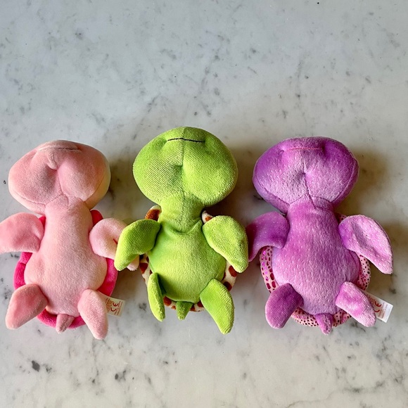 Trio of Ty Beanie Baby Boos Turtles with tags - Picture 3 of 14